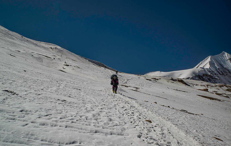 Decending from French pass